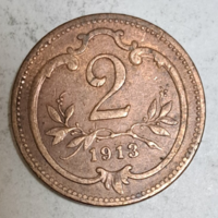 1913. Ausztria 2 Heller  (379)