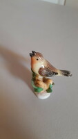 Mini Herendi porcelán figura madár