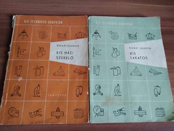 2 db, könyv egyben, Kis házi szerelő, Kis lakatos, 1961-es kiadás