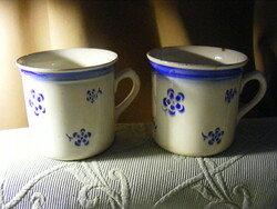 2 large granite jug mugs 1 liter capacity