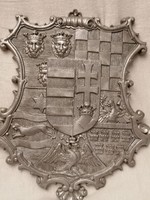 Kossuth címer, alumíniumból