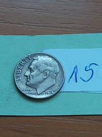 Usa 10 cent dime 1974 franklin d. Roosevelt, copper-nickel 15