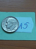 Usa 10 cent dime 1968 franklin d. Roosevelt, copper-nickel 15