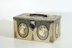 Wiener werkstätte emanuel josef margold art nouveau biscuit box | ww biscuit box