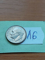 Usa 10 cent dime 1991 / d, franklin d. Roosevelt, copper-nickel 16