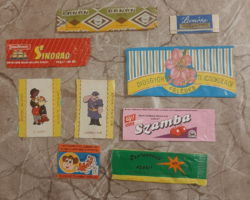Retro chocolate wrappers