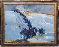 László Bod (1920-2001): winter landscape, 60x80 cm., Gallery