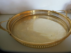 Tray - marked - scandia gold - with 24 carats - gold-plated - 31 x 4 cm - flawless