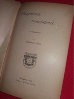 Antik 1904 Gárdonyi Géza Fűzfalevél, nyárfalevél RITKA versek a képek szerint SINGER