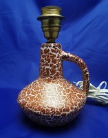 Kerezsi pearl-marked applied art ceramic lamp