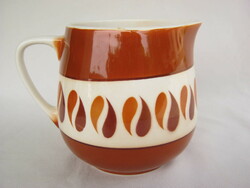 Retro granite ceramic jug with coffee pot spout
