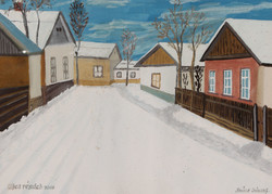 Szűcs József: Street Scene, 1969