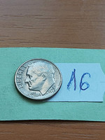 Usa 10 cent dime 1973 / d, franklin d. Roosevelt, copper-nickel 16