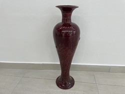 Zsolnay porcelán pirogránit váza Bukrán Edit terve