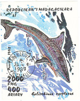 Madagascar commemorative stamp block 1993