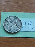 Usa 5 cents 1994 / d, thomas jefferson, copper-nickel 19