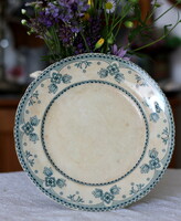 Rarity! Antique English faience, ford & sons, burslem beautiful sandwich plate with belmont decor
