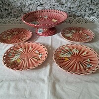 Villeroy and boch art nouveau table + 4 small plates