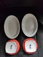 I offer Malév Hólloháza porcelain bowls together.
