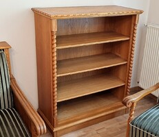 Beautiful bourgeois colonial bookcase at a 