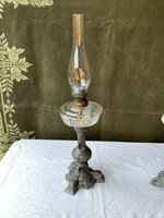Antik petróleum lámpa 61 cm.
