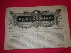 Antique 1910. March 13. Number world chronicle newspaper magazine nice condition according to pictures