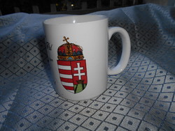 Commemorative mug with coat of arms 2.5 dl- ii. On the occasion of the visit of Pál János in 1991
