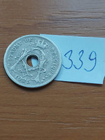 Belgium belgie 5 cemtimes 1925 copper-nickel, i. King Albert 339