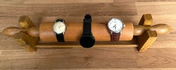 Wooden watch holder, bracelet holder