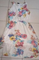 Pretty lined summer dress flame size 36