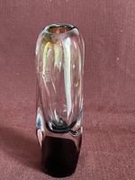 Josef rozinek borske sklo Czech glass vase 21 cm