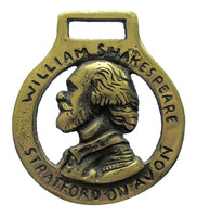 William Shakespeare / Stratford on Avon pendant