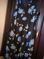 Laliqoe kék rózsás női ruha 44-es