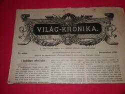 Antik 1910 .december 51. szám VILÁG KRÓNIKA újság magazin szép állapot képek szerint