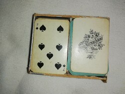 Slanted. Piatnik & söhne double pack of cards in original box, circa 1930