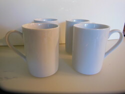 Mug - 4 pcs - porcelain - 2.5 dl - snow white - shiny - German - flawless