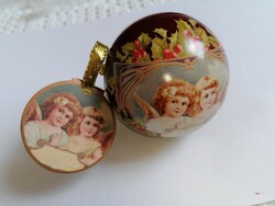 Christmas angelic Christmas tree decoration with apple and cinnamon scented bath balls