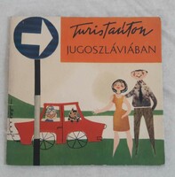 Bus, travel form, retro advertisement, Yugoslavia, from the 60s