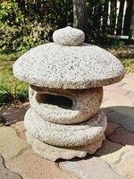 Japanese garden stone, lamp, garden ornament 40 cm