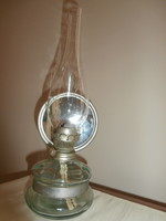 Kerosene wall lamp with mirror