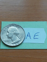 Usa 25 cents 1/4 dollar 1980 / p, quarter, george washington #ae