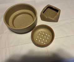 Ceramic bowl and ashtray