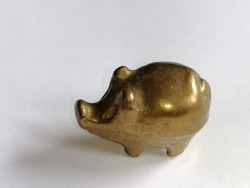 Copper lucky pig, money and wealth-bringing mascot 43.