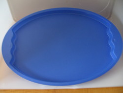 Blue tupperware new wave tray