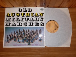 LP Bakelit vinyl hanglemez Old Austrian Military Marches