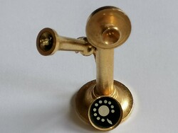 For a retro dollhouse, metal mini clamshell phone, rare form 46.