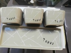 Tapas - 4-piece porcelain tray