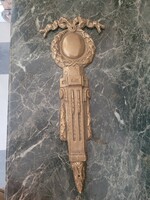 Antique Art Nouveau copper door ornament