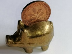 Copper lucky pig, money and wealth-bringing mascot 36.