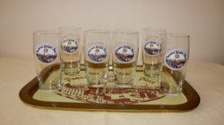 Pannónia brewery glass set